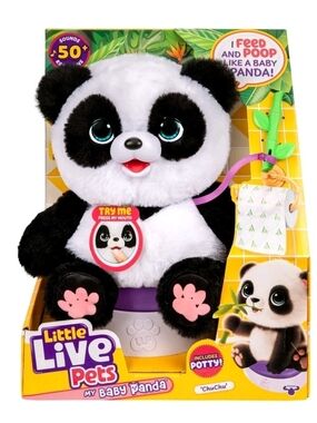 Little Live Pets My Baby Panda ChuChu, Interactive Pet, 50+ Sounds & Reactions
